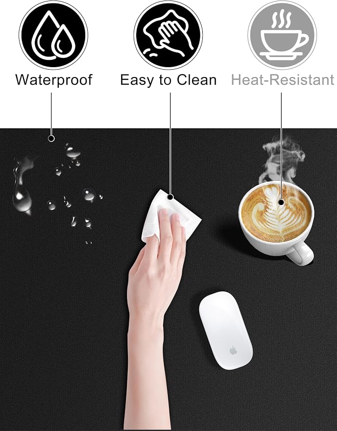 TopMade Mouse Pad with 15W Wireless Charging & Phone Holder, 31.5" x 15.75" XXL