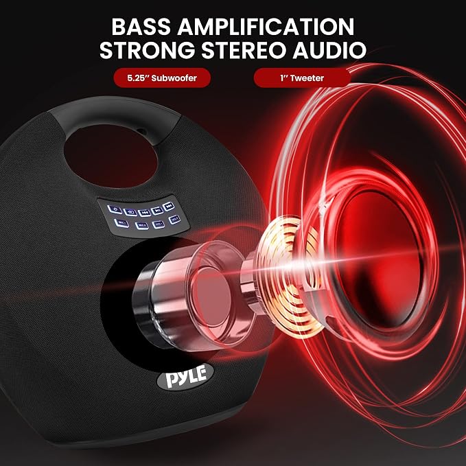 Pyle Wireless Portable Bluetooth Speaker,