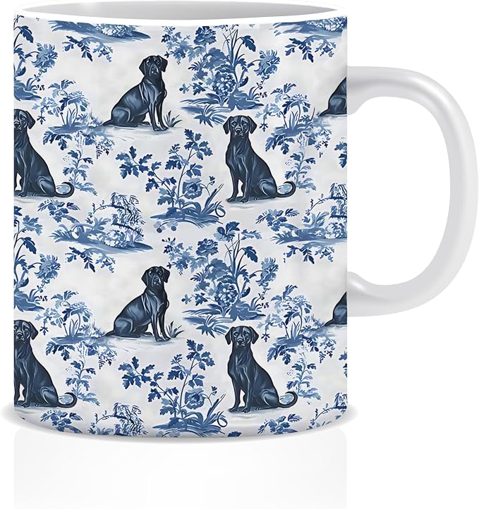 Chinoiserie labrador retriever Mug, labrador retriever Gifts