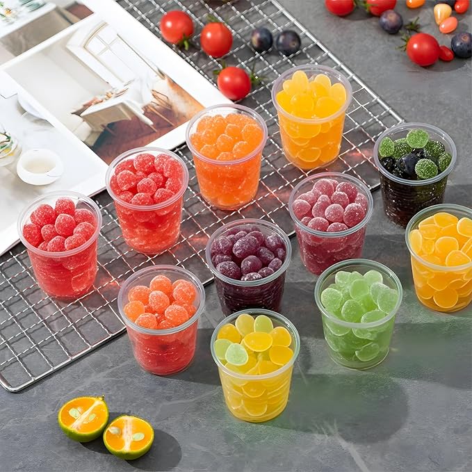 SIUQ 1500 Pack 3 oz Clear Plastic Cups, Disposable Bathroom Mouthwash Cups |
