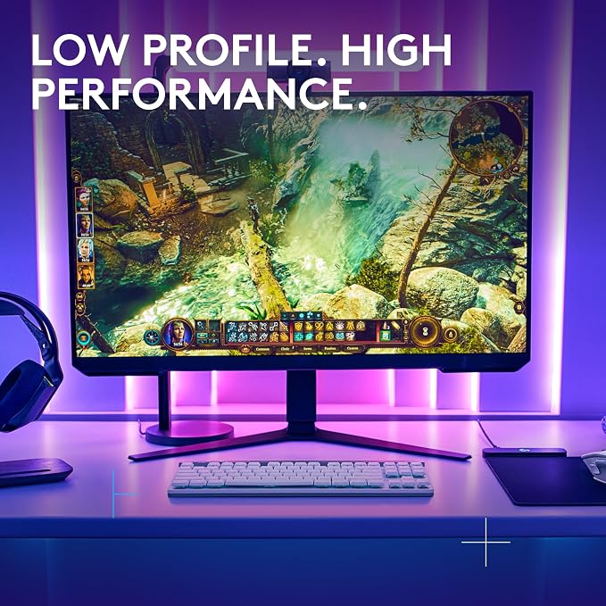Logitech G515 Wireless Gaming Keyboard TKL, LIGHTSYNC RGB, Thin Tenkeyless