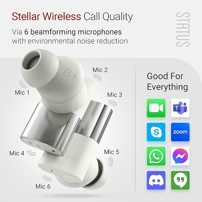 Status Audio Between 3ANC Bone Wireless Earbuds