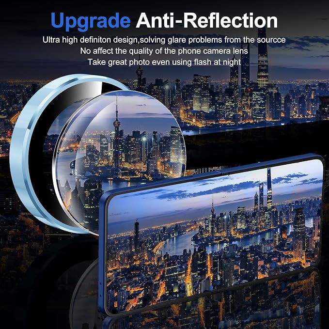 for Samsung Galaxy Z Flip 7 Camera Lens Protector, Individual Metal Ring