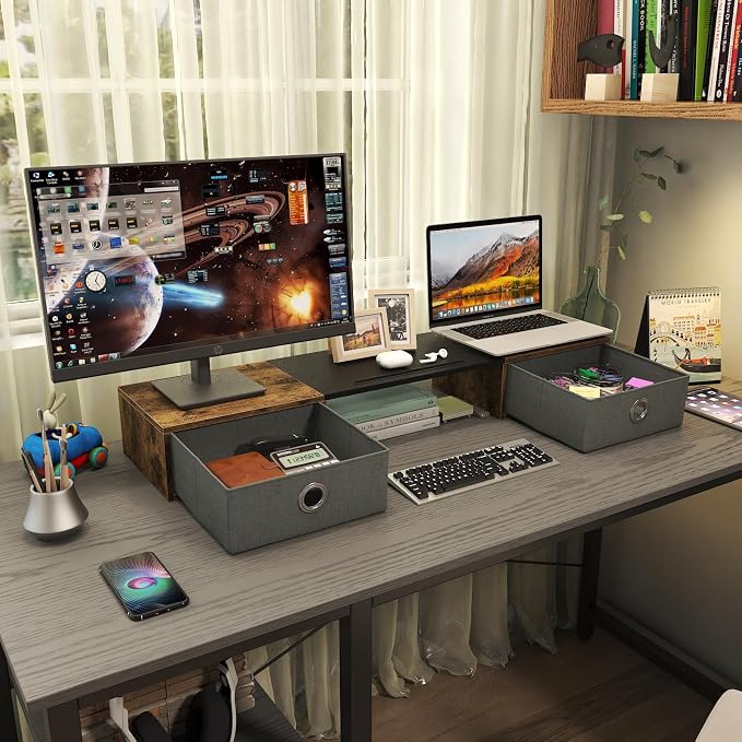 WESTREE Dual Monitor Stand Riser
