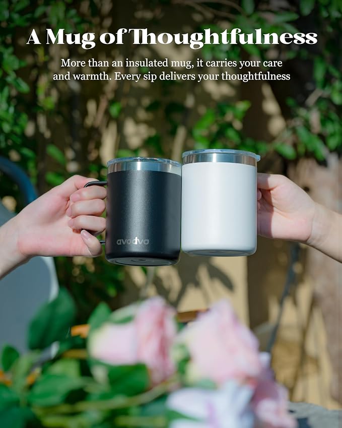 8 Pack 12oz Insulated Coffee Mug