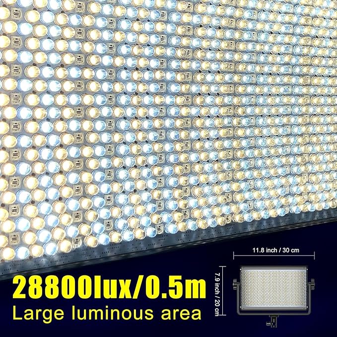 GVM 1300D RGB LED Video Light, 65W Video Lighting Kit