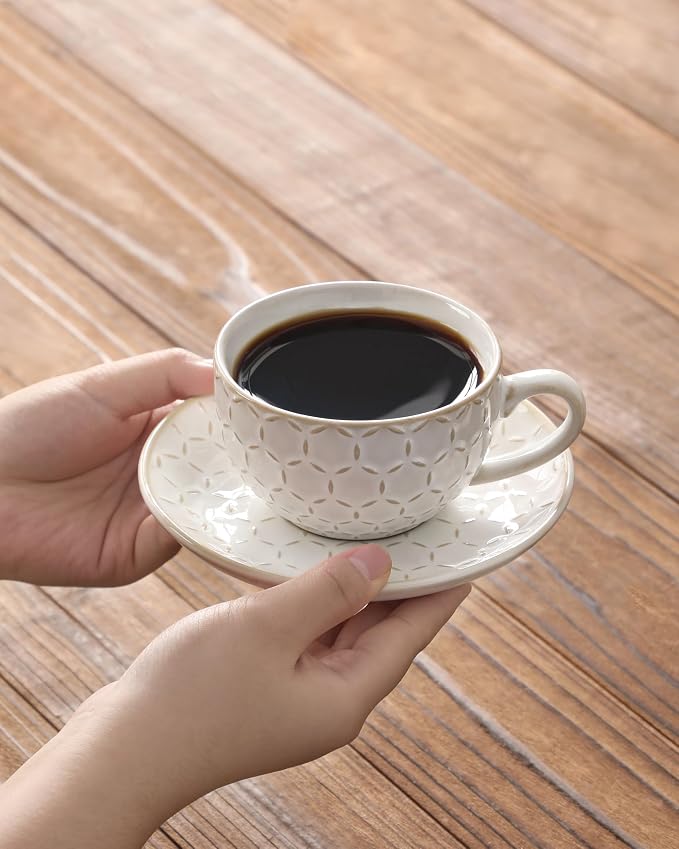 MALACASA 6 OZ Cappuccino Cups