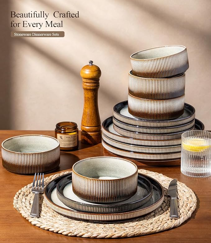GBHOME Stoneware Dinnerware Sets