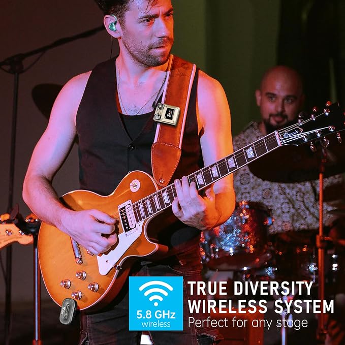 Xvive U45 Wireless in Ear Monitor System Transmitter, 5.8ghz IEM System