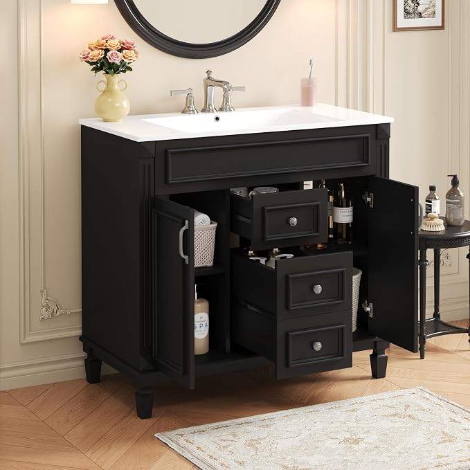 36" Bathroom Vanity with Sink