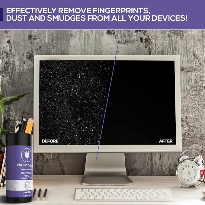 Screen Cleaner Wipes: Electronic Wipes