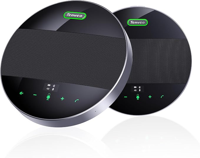 Tenveo MagiCall-EX Bluetooth Conference Speakerphone, Daisy Chain/Use Alone up