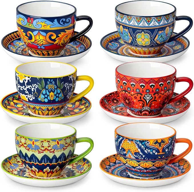 vancasso 8oz Porcelain Cappuccino Cups