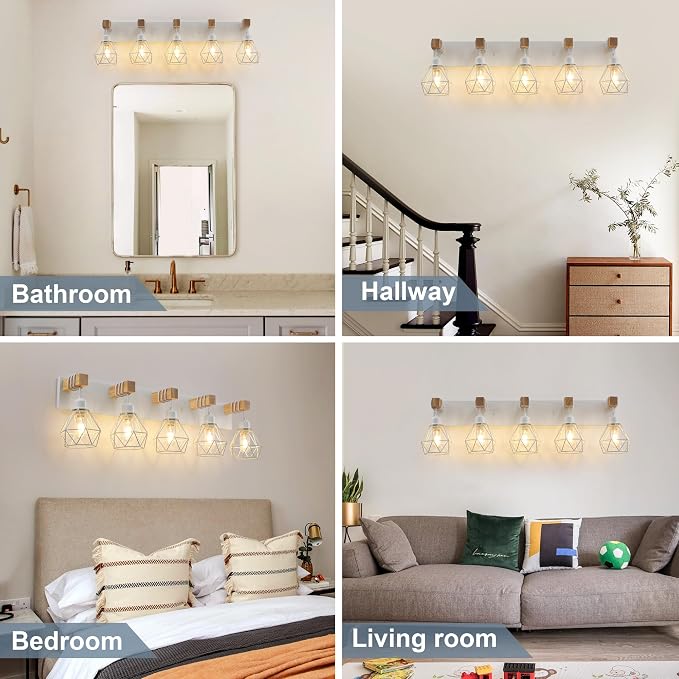 Farmhouse Vanity Light for Bathroom