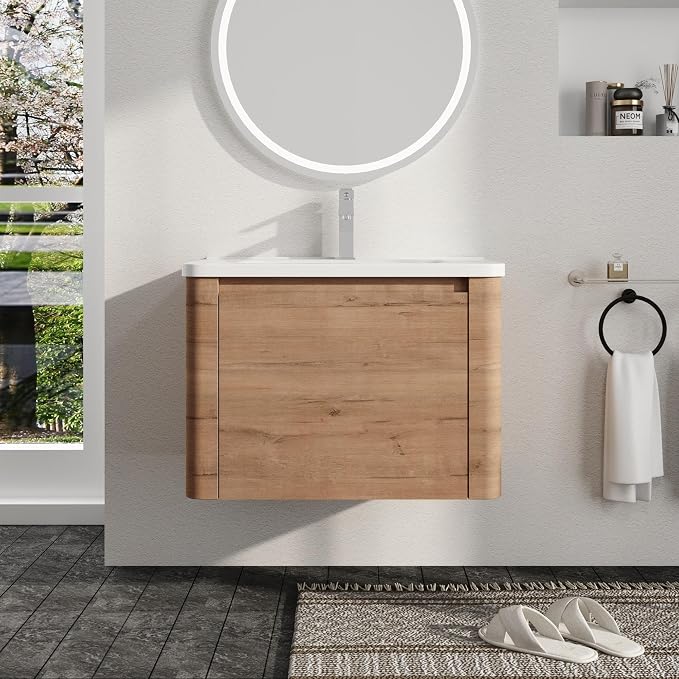 28 Inch Wall-Mounted Vanity