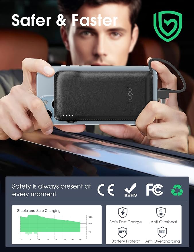 TG90° 10000mAh Portable Charger