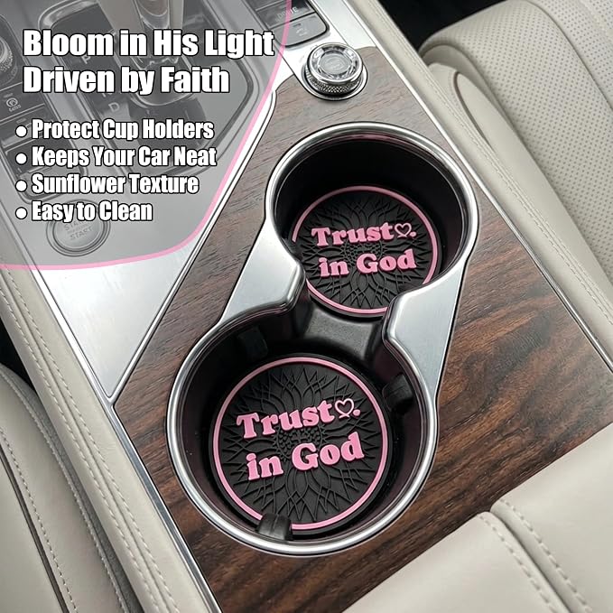 Christian Trust in God Car Steering Wheel Cover