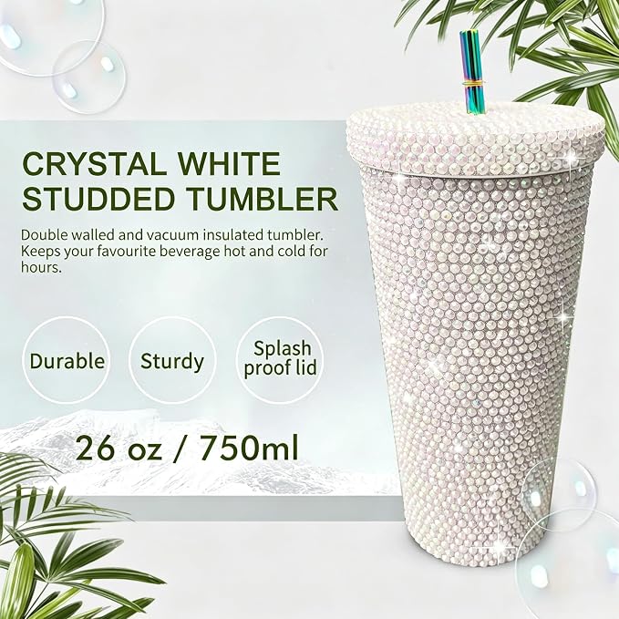 26oz Bling Rhinestone Tumbler
