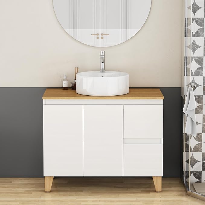 36-Inch Bathroom Vanity with Ceramic Sink Combo