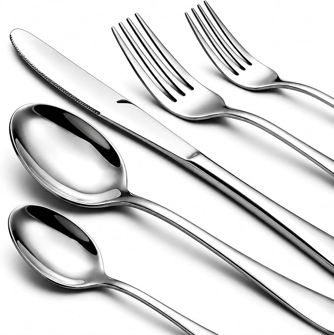NICE KITCHEN 60 Piece Silverware Set