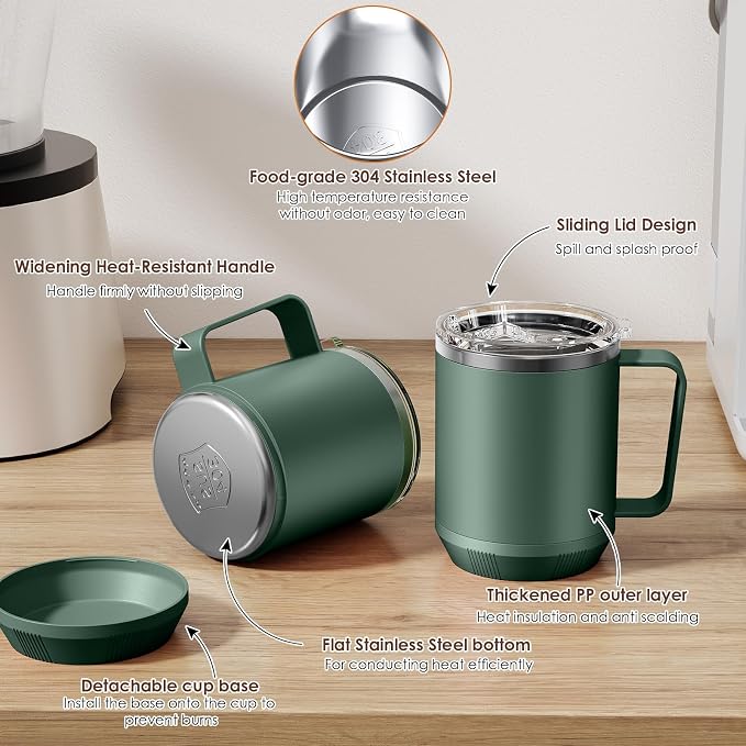 Felibeaco 16oz Heated Coffee Mug