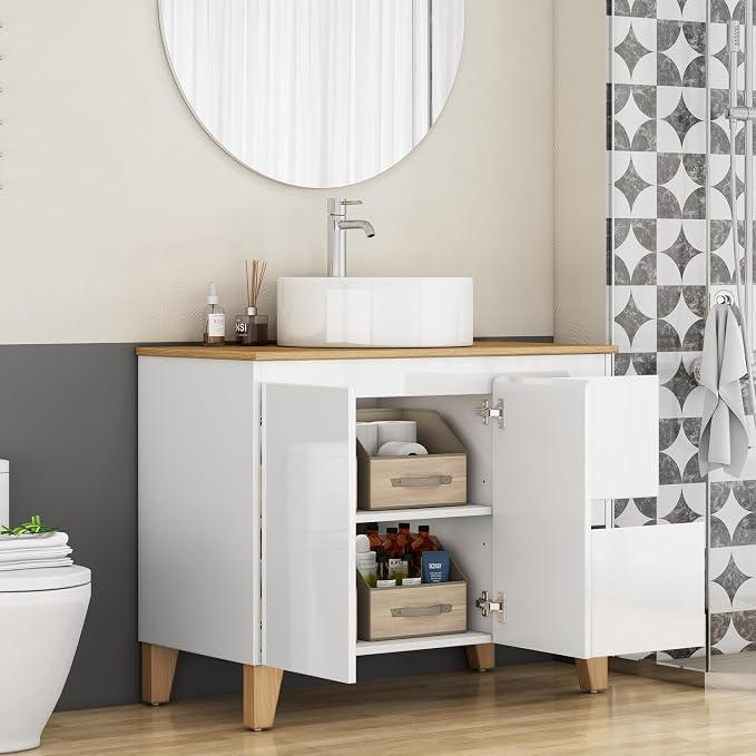 36-Inch Bathroom Vanity with Ceramic Sink Combo
