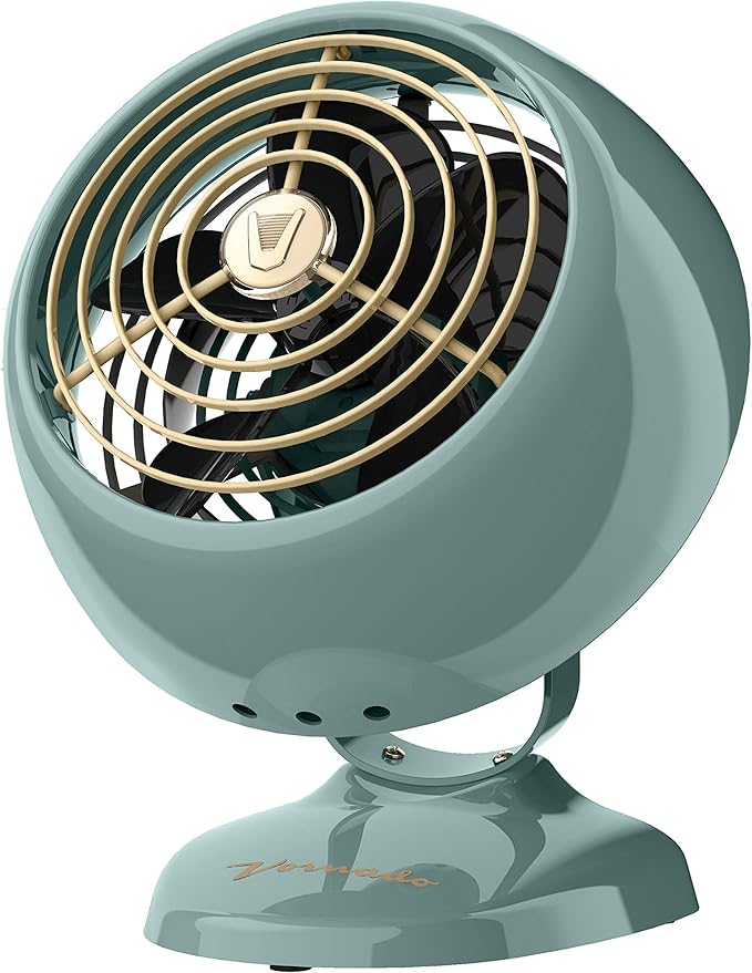 Vornado VFAN™ Mini Fan, Classic Vintage Fan, Retro Metal Air Circulator