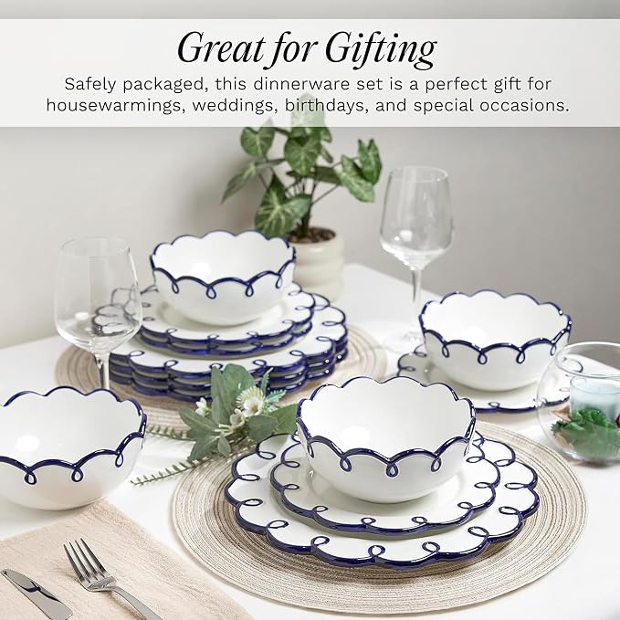 Sango 12-Piece Stoneware Dinnerware Set
