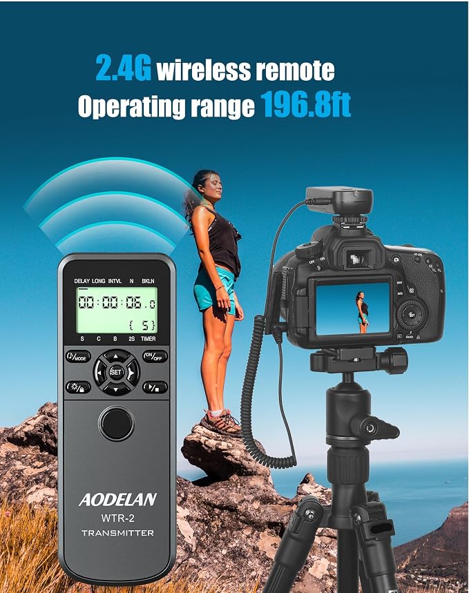 Wireless Timer Shutter Release Compatible