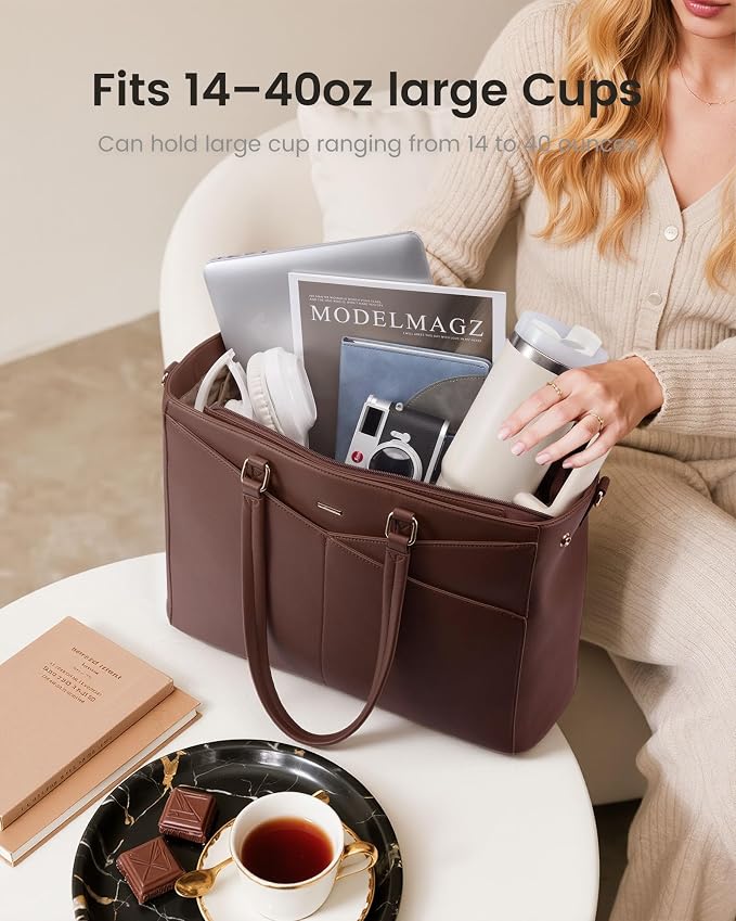 LOVEVOOK Lunch Tote Bag for Women, 3 in 1 Work Bag