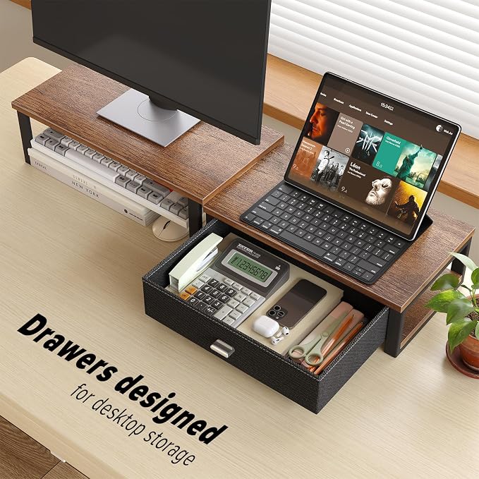 WOHOMO Dual Monitor Stand Riser