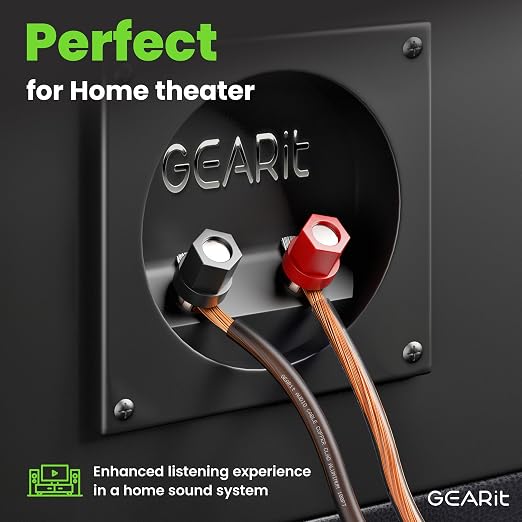 GearIT 14 Gauge 2 x 2.5mm Speaker Wire Cca Cca Cable