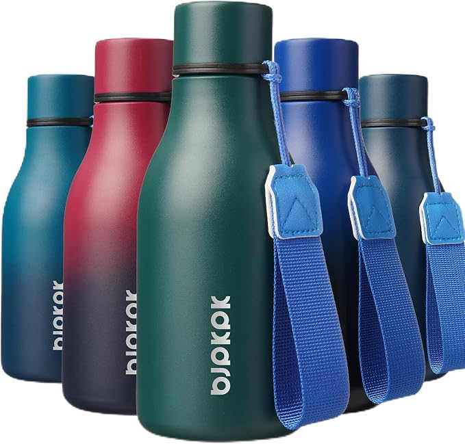 BJPKPK 12oz Insulated Water Bottle, Stainless Steel Bottle