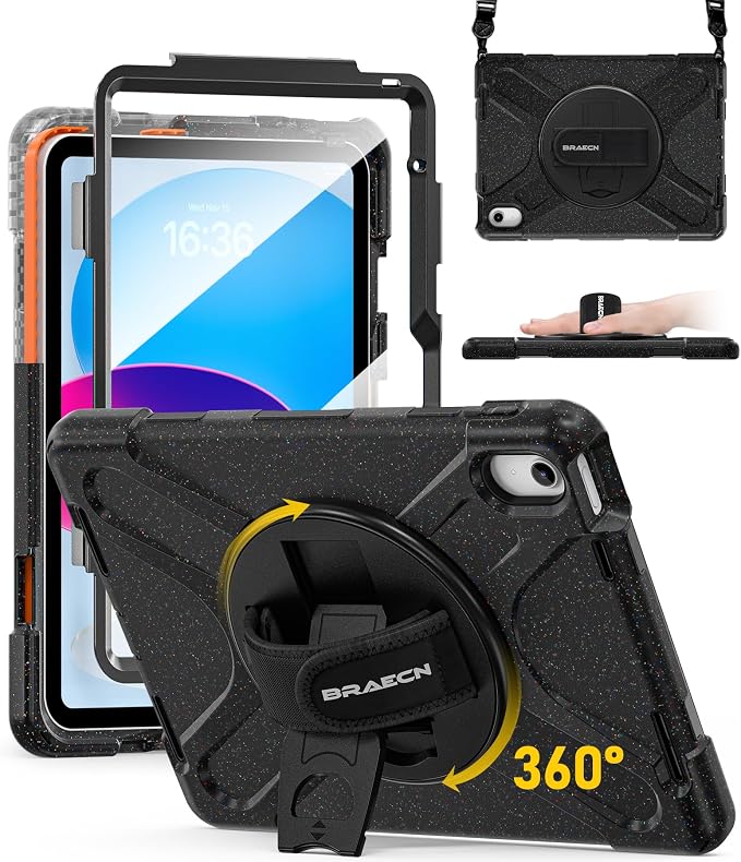 BRAECN for iPad 11th/10th Generation case 11/10.9 inch 2025/2022 Heavy Duty