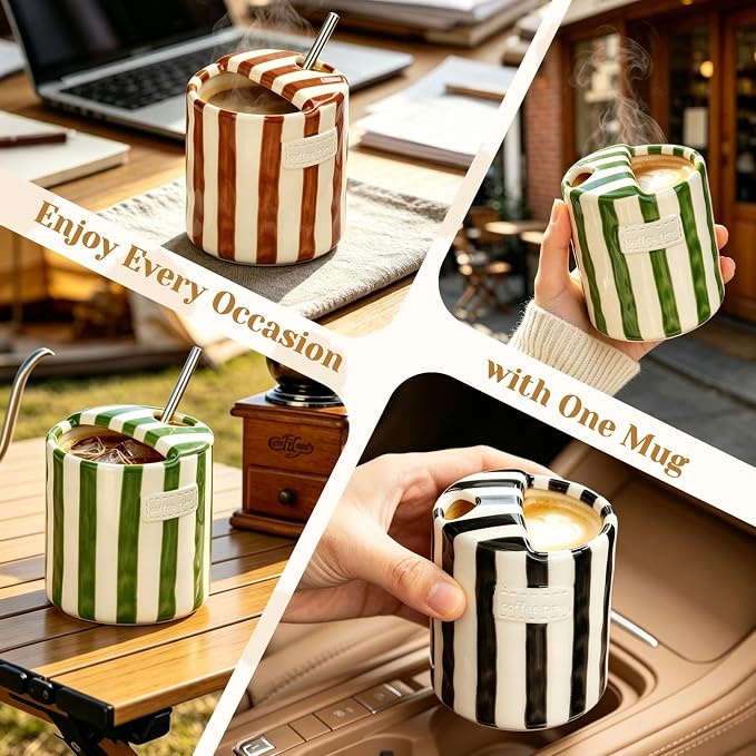 Ceramic Coffee Mug Novelty Ceramic Travel Mug Cute Espresso Cups To Go