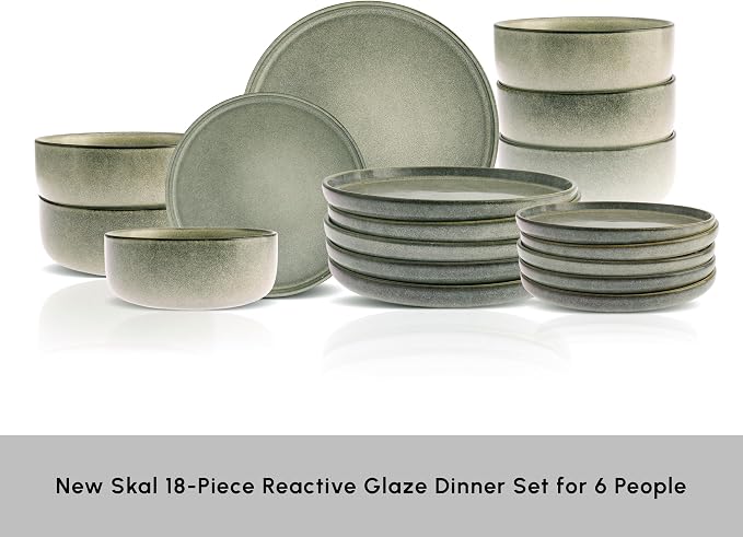 Karaca New Skal 18-Piece Dinnerware Sets