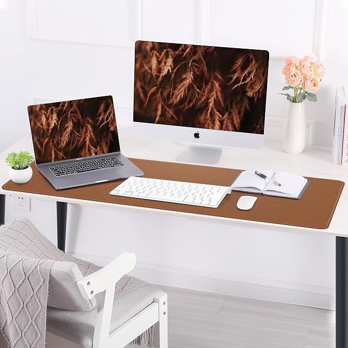 Leather Desk pad Protector, Large Desk mat
