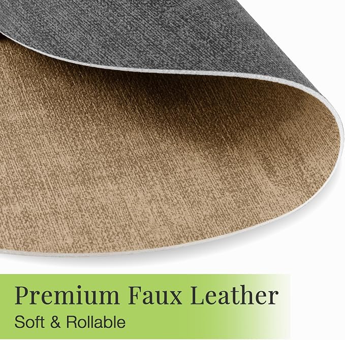 Fyvva Placemats Set of 8, Stain & Scratch Resistant,