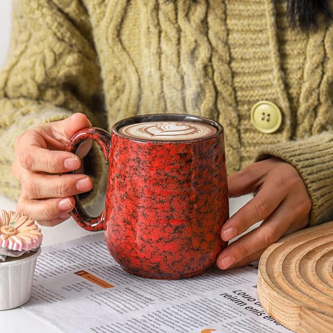 Hasense Large Coffee Mug, Coffee Cup Ceramic