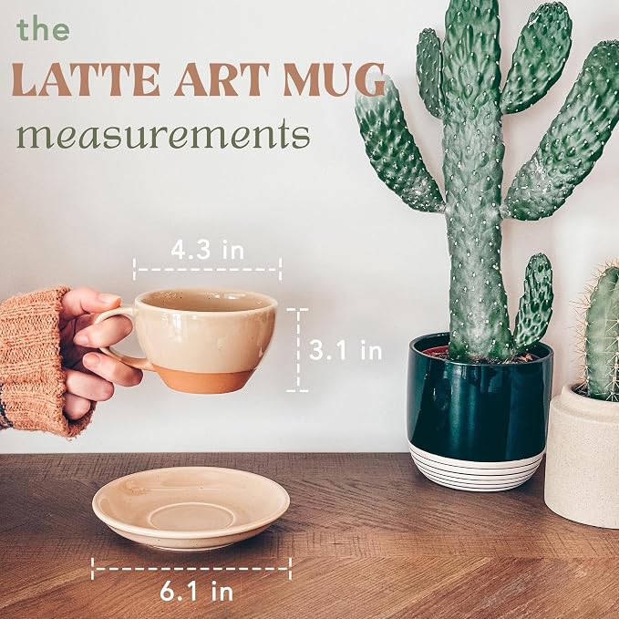 MORA Ceramic Latte Art Mug