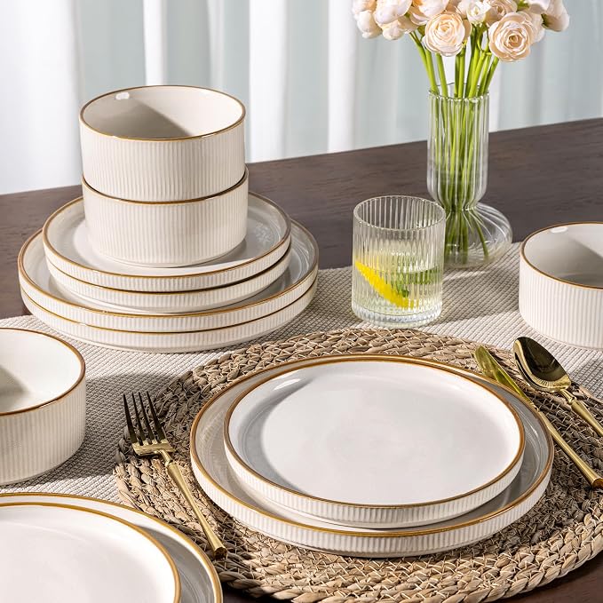 GBHOME Stoneware Dinnerware Sets