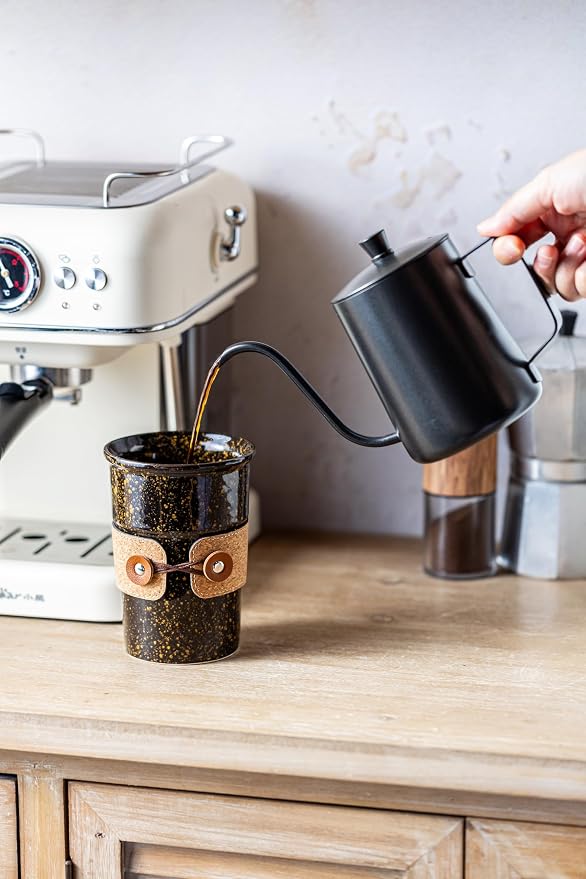 Large Ceramic Travel Coffee Mug