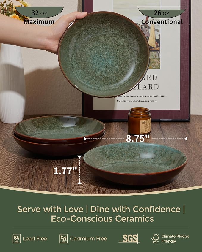 16 Piece Double Bowl Dinnerware Sets
