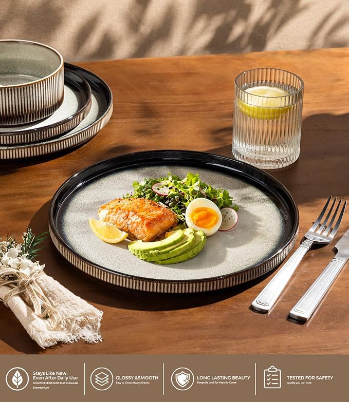 GBHOME Stoneware Dinnerware Sets