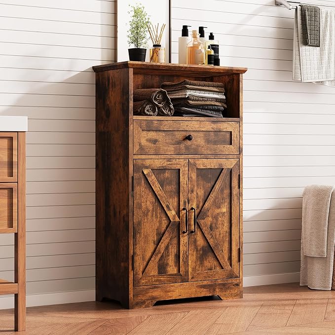 Floor Cabinet, Farmhouse Storage Cabinet