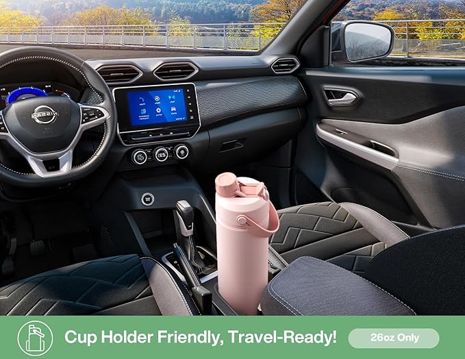 POWCAN 26 oz Insulated Water Bottle