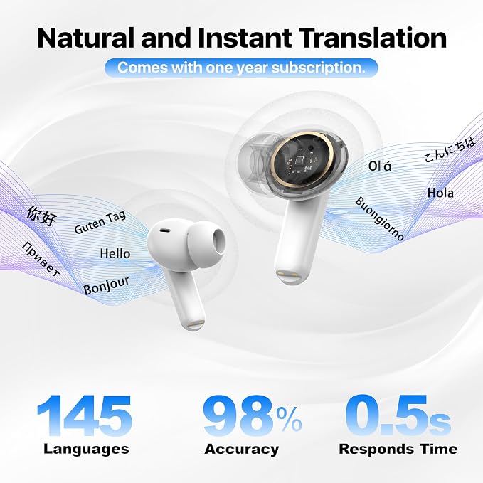 Active Noise Cancelling Wireless Earbuds