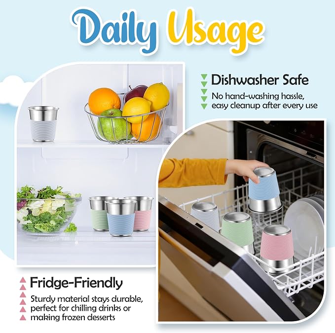 HaWare Stainless Steel Kids Cups