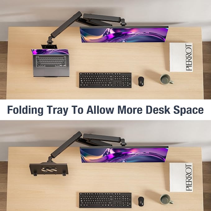 AVLT Dual 17”-38" Monitor Arm Desk Mount