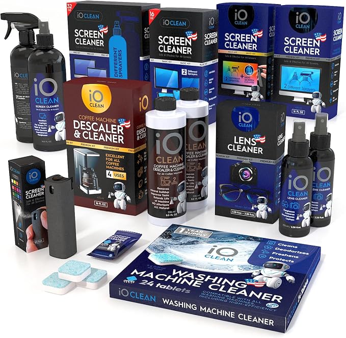 Eyeglass Lens Cleaner – Kit for Glasses, Touchscreens, Computer Monitors
